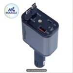 4-in-1 Fast Car Charger with Starry Ambient Light – 120W Retractable USB-C Vehicle Charger