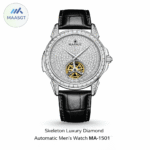Automatic Diamond Dial Stainless Steel Men’s Watch - MA1501