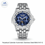 Automatic Stainless Steel Perpetual Calendar Men’s Watch - MA0147-G
